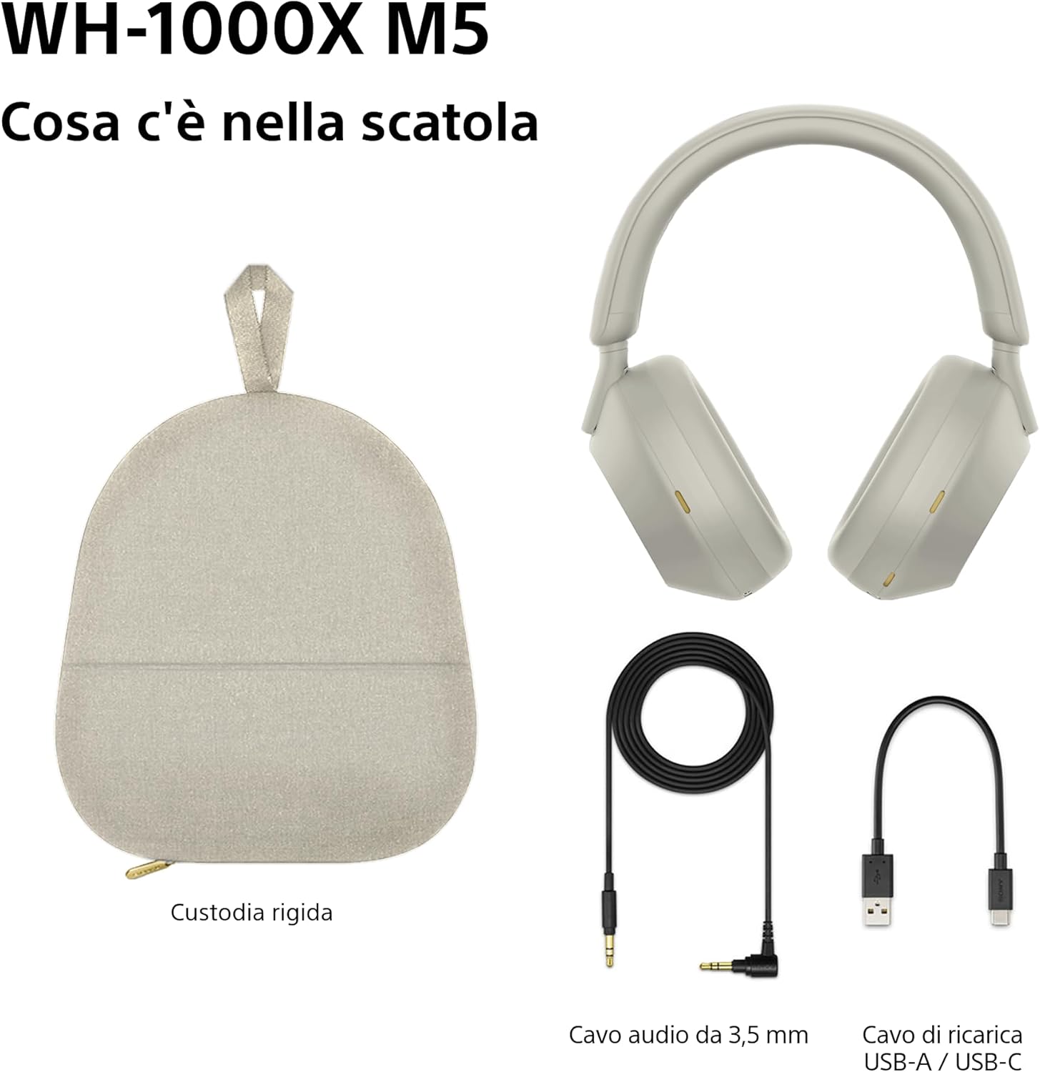 Sony WH-1000XM5 Premium Wireless Noise-Canceling Headphones | 30-Hour Battery | Multi-Point Connectivity | Fast Charging | Voice Assistant Compatible