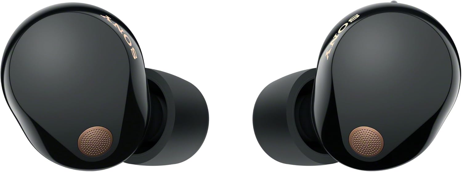Sony WF-1000XM5 Noise Cancelling Earbuds - Industry-Leading Sound, 24H Battery & Fast Charge, Compact Design, Black