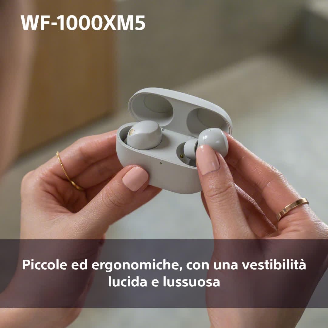 Sony WF-1000XM5 Noise Cancelling Earbuds - Industry-Leading Sound, 24H Battery & Fast Charge, Compact Design, Black