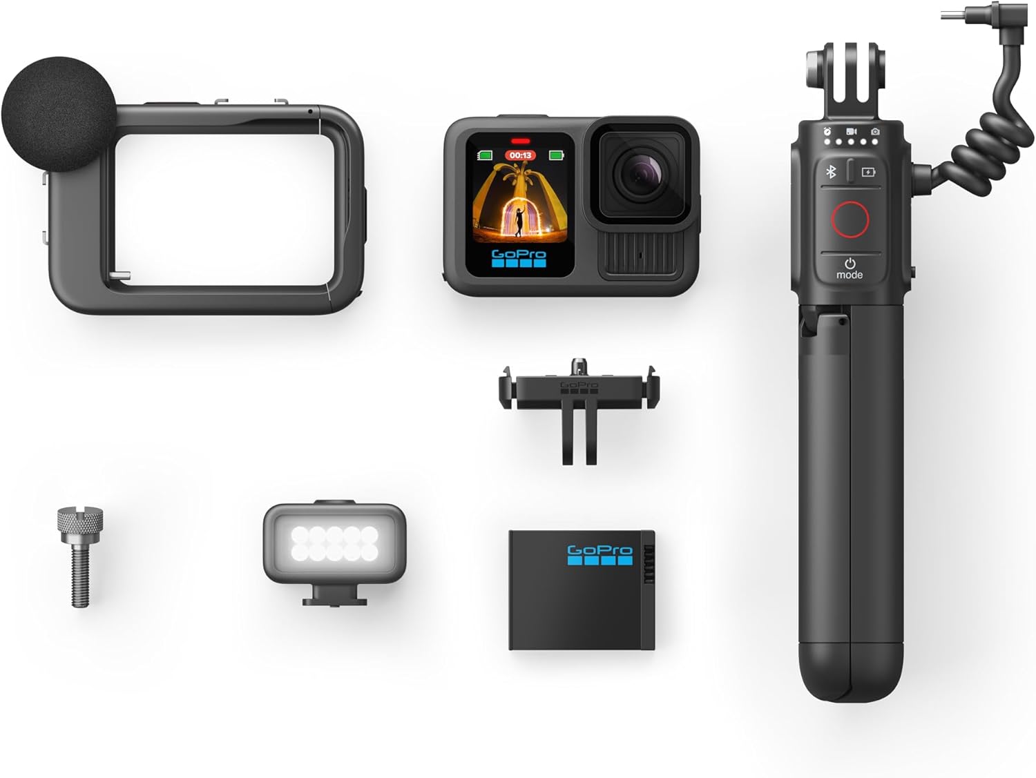 GoPro HERO13 Black - Waterproof Action Camera with 5.3K60 Video, 27MP Photo + Compatability with HB-Series Lenses