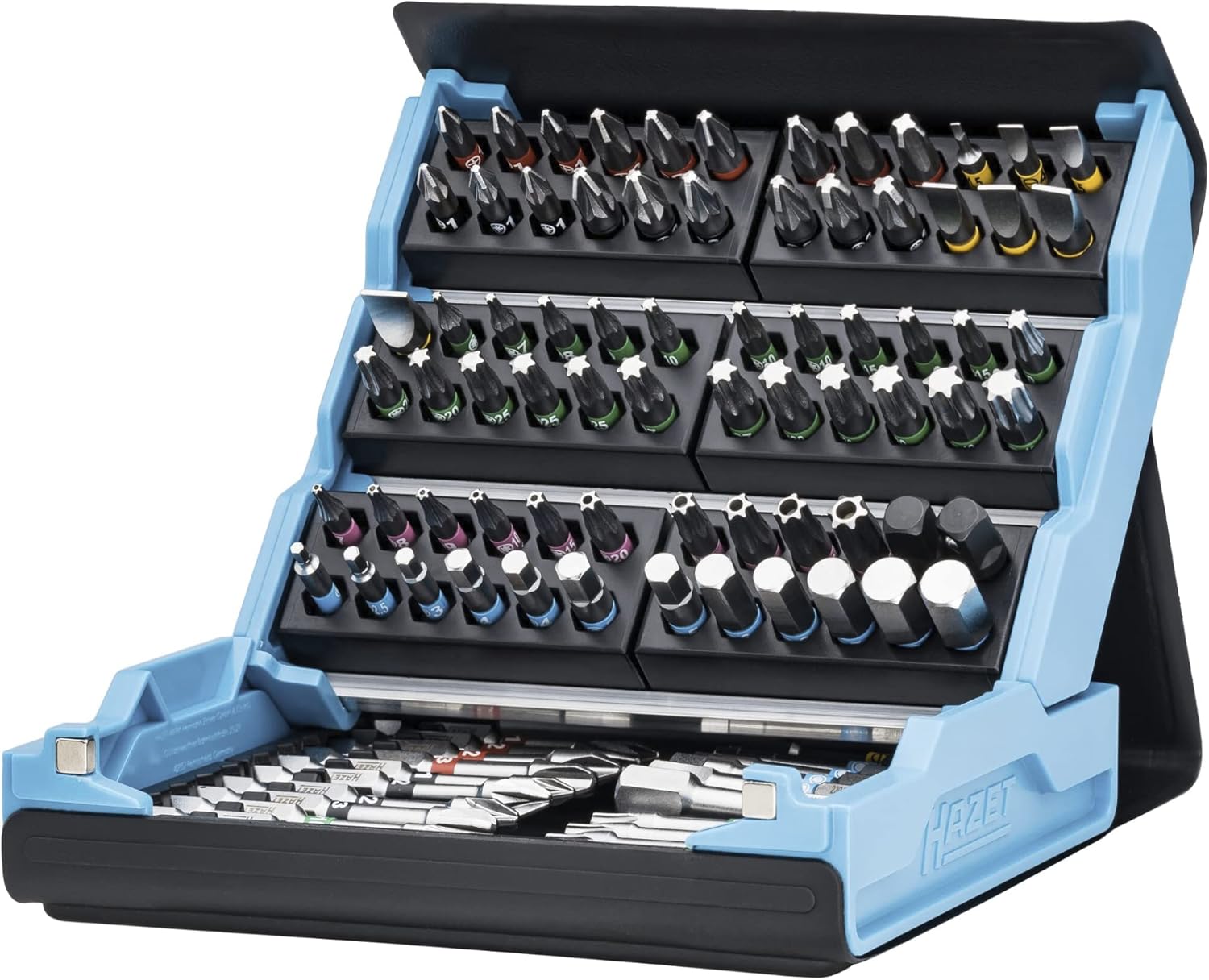 HAZET 2200SC-32 SmartCase Bit Set | 59-Piece Compact & Portable Foldable Set