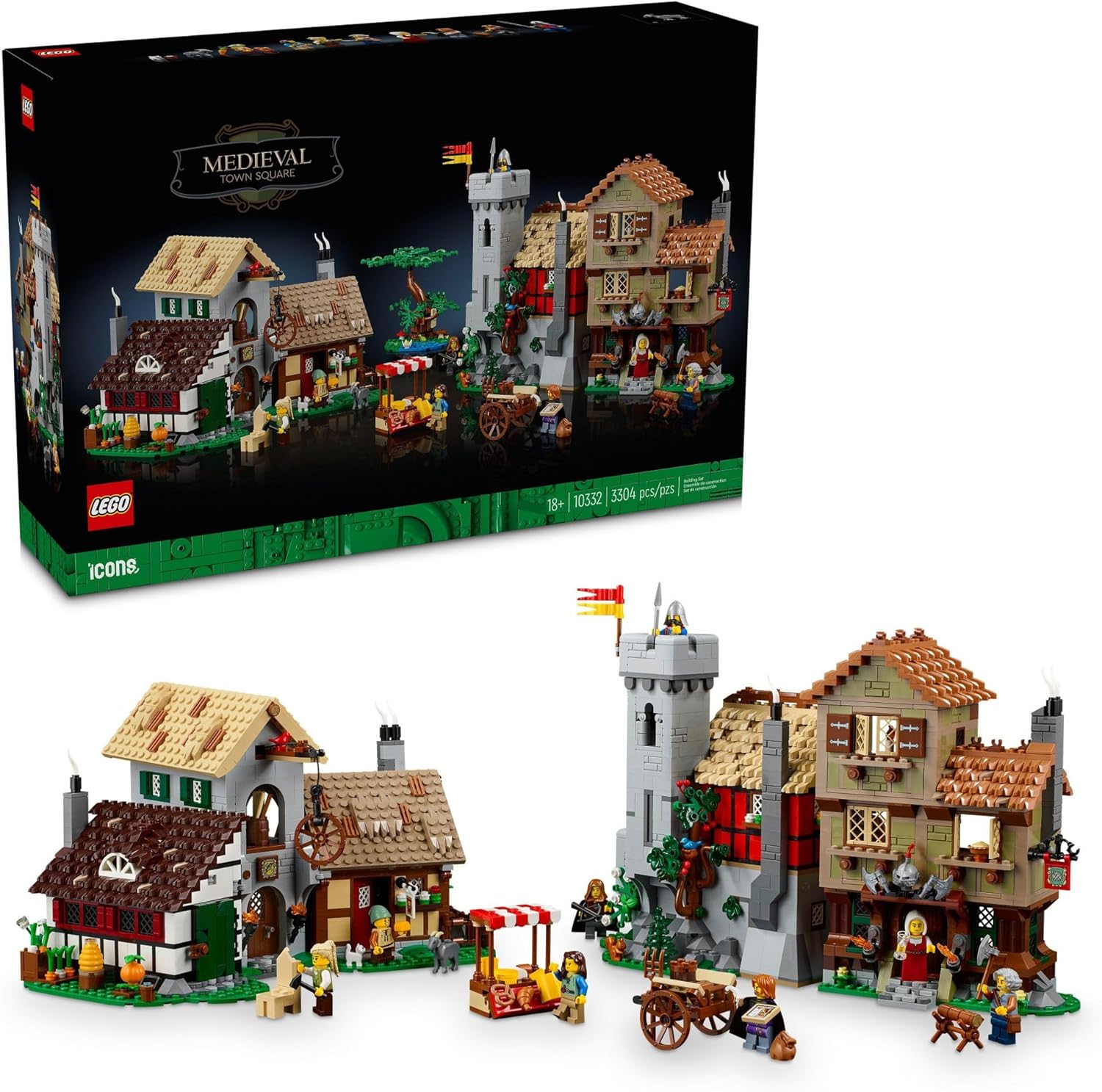 LEGO Medieval Town Square: A Reimagined Classic Castle Set with Minifigures