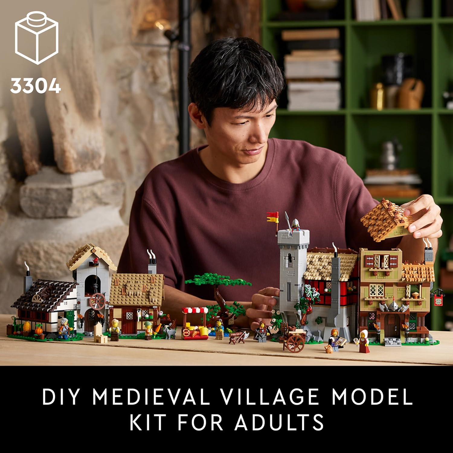 LEGO Medieval Town Square: A Reimagined Classic Castle Set with Minifigures