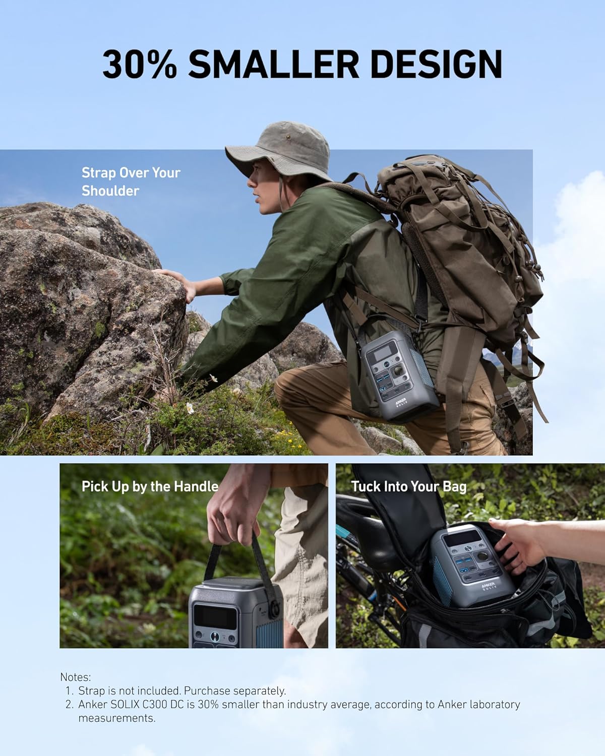 Anker SOLIX C300 DC Portable Power Station - 288Wh | 300W