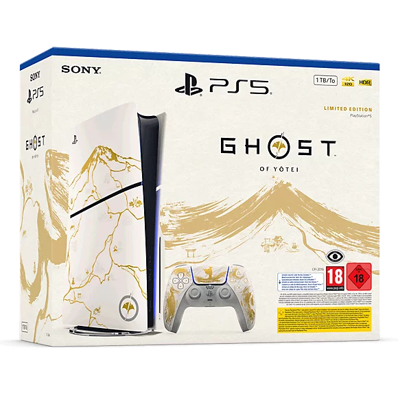 PlayStation®5 Konsole - Ghost of Yōtei™ Gold Limited Edition Bundle (Modellgruppe - Slim)*