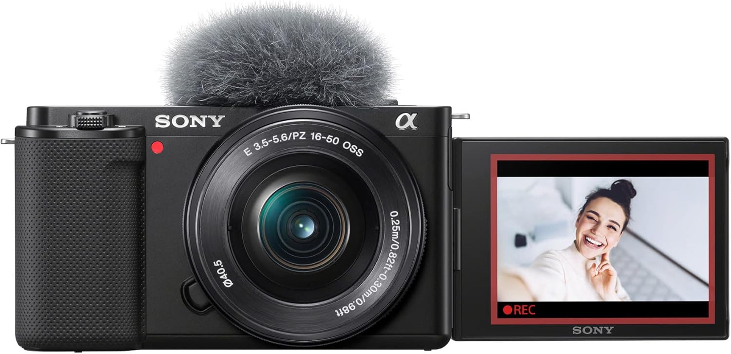 Sony Alpha ZV-E10 - APS-C Interchangeable Lens Mirrorless Vlog Camera Kit