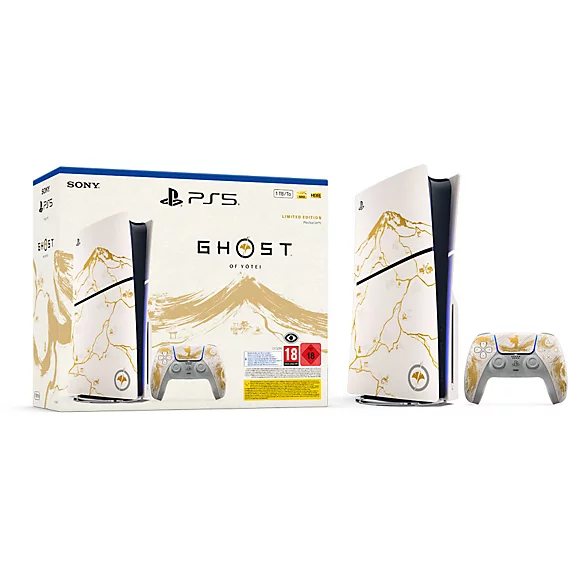 PlayStation®5 Konsole - Ghost of Yōtei™ Gold Limited Edition Bundle (Modellgruppe - Slim)*