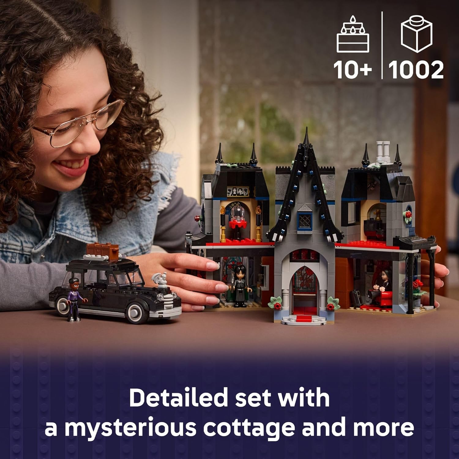 LEGO Wednesday Morticia’s Cottage Building Toy