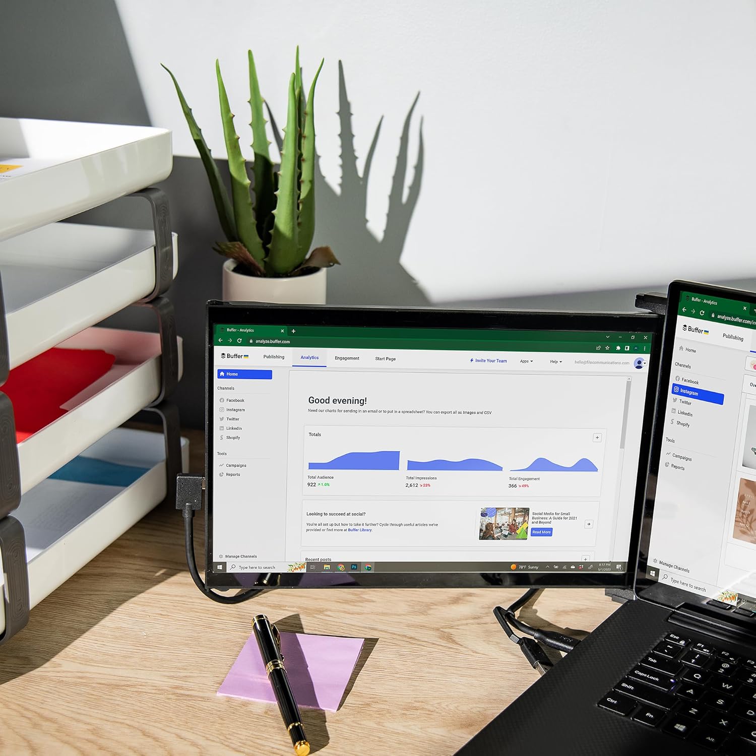 Duex Plus DS Portable Monitor