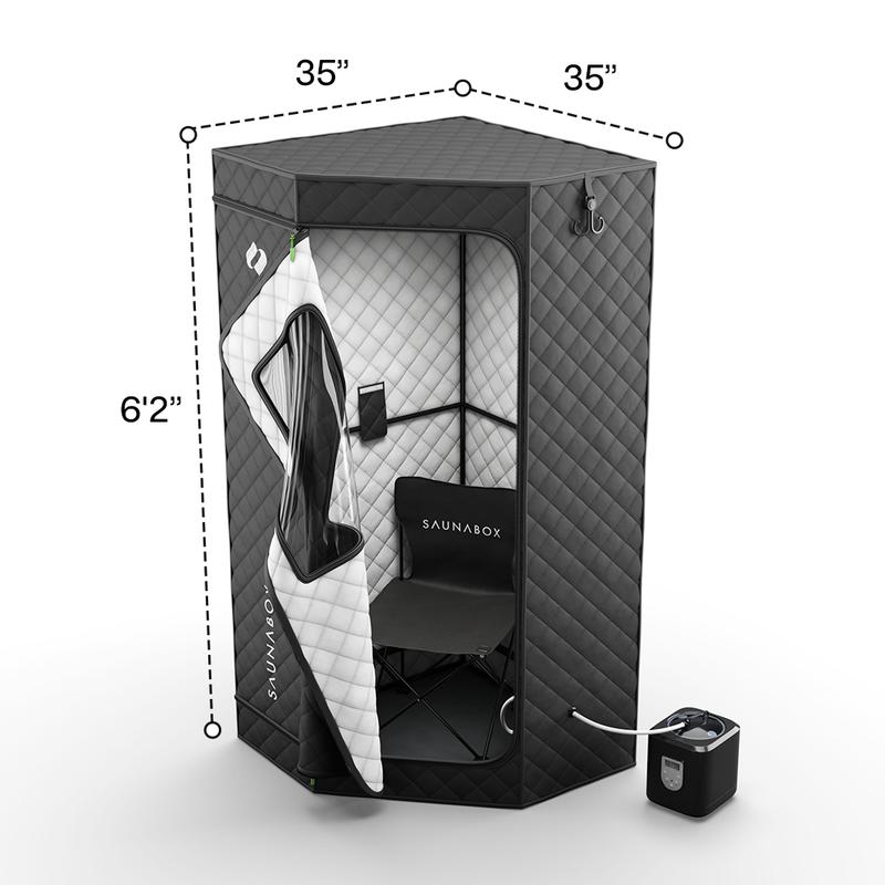 SAUNABOX SmartSteam Portable Steam Sauna At-Home Kit