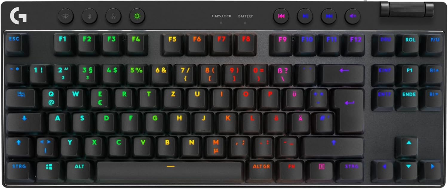 Logitech G PRO X TKL LIGHTSPEED Mechanical Keyboard - QWERTZ