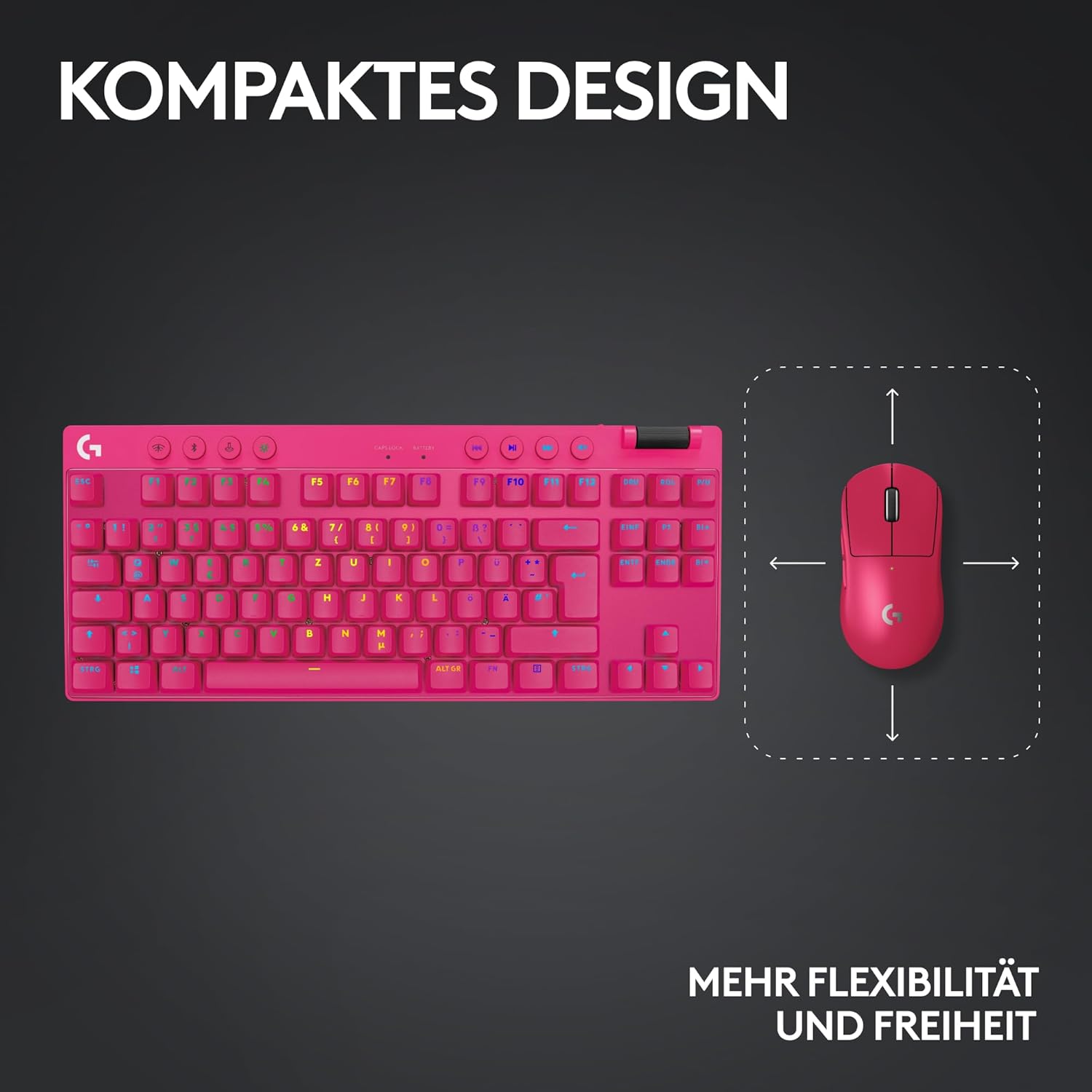 Logitech G PRO X TKL LIGHTSPEED Mechanical Keyboard - QWERTZ