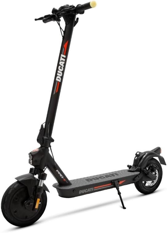 Ducati Racing E-Scooter Pro-III R, Electric Scooter with Integrated Directional Arrows, Pirelli 10 Wheels, Range 50 km, Motor 350 W, Battery 468 WH, Double Disc Brake
