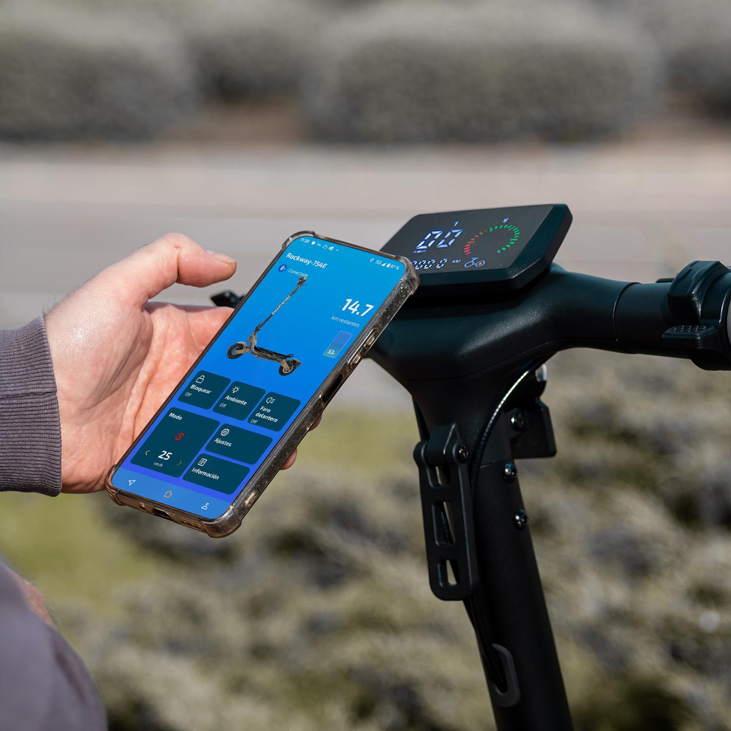 SmartGyro Rockway EVO, Potencia Máxima 800W, Potencia Nominal 500W, Carga 140 kg, 13000 mAh, 25 km/h, 50 km Autonomía