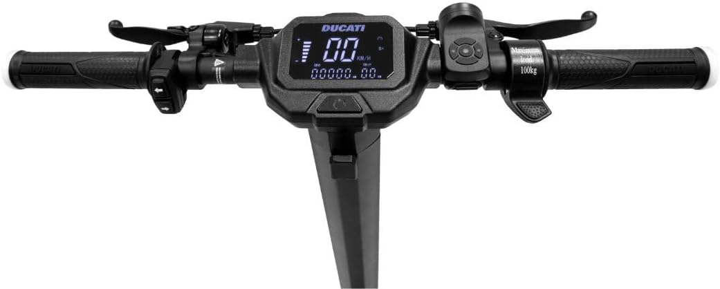 Ducati Racing E-Scooter Pro-III R, Electric Scooter with Integrated Directional Arrows, Pirelli 10 Wheels, Range 50 km, Motor 350 W, Battery 468 WH, Double Disc Brake