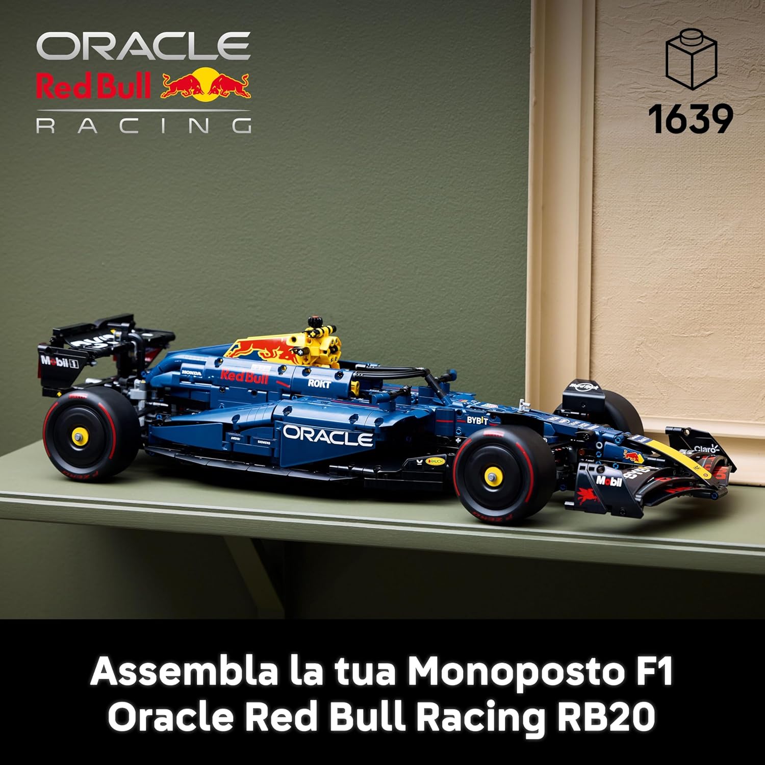 LEGO Technic 42206: Red Bull Racing RB20 F1 Car, 1:8 Scale