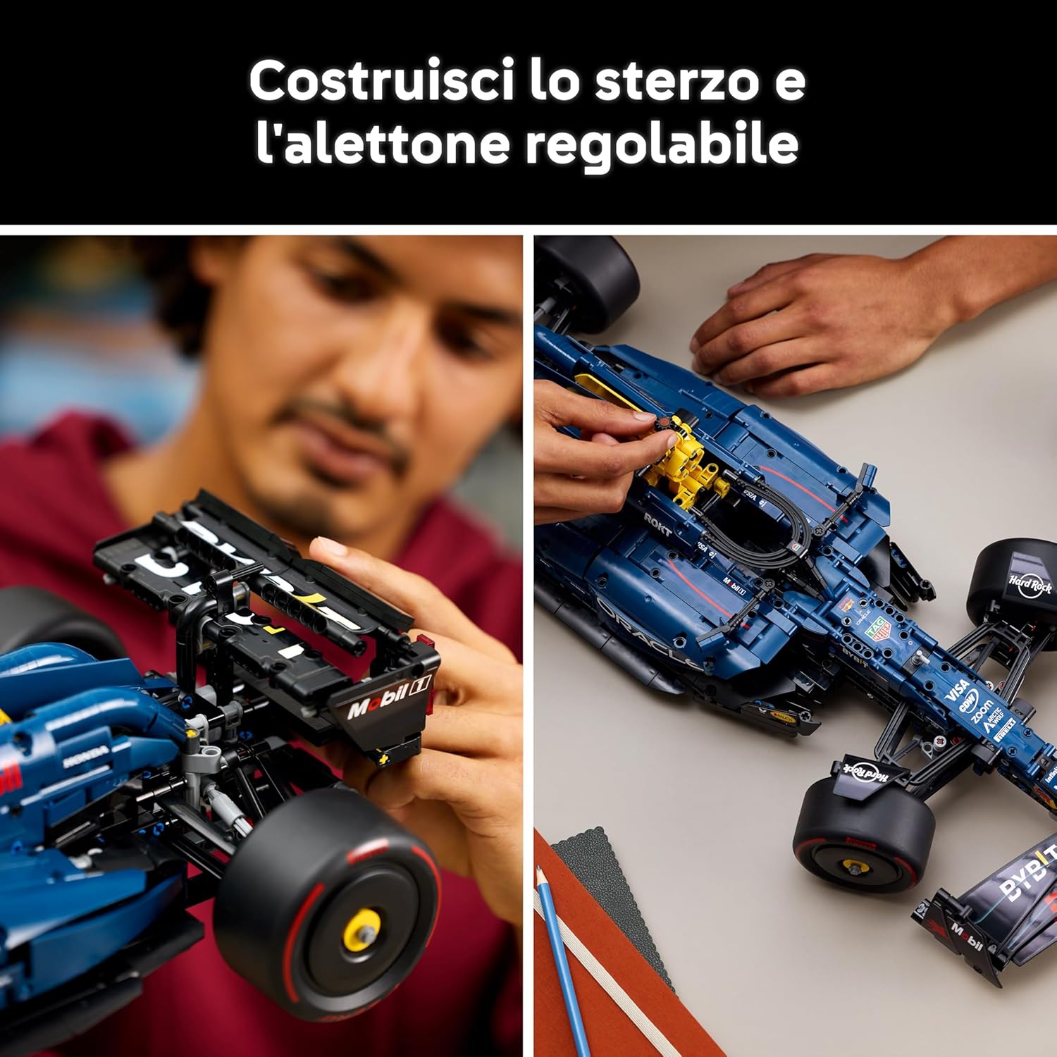 LEGO Technic 42206: Red Bull Racing RB20 F1 Car, 1:8 Scale