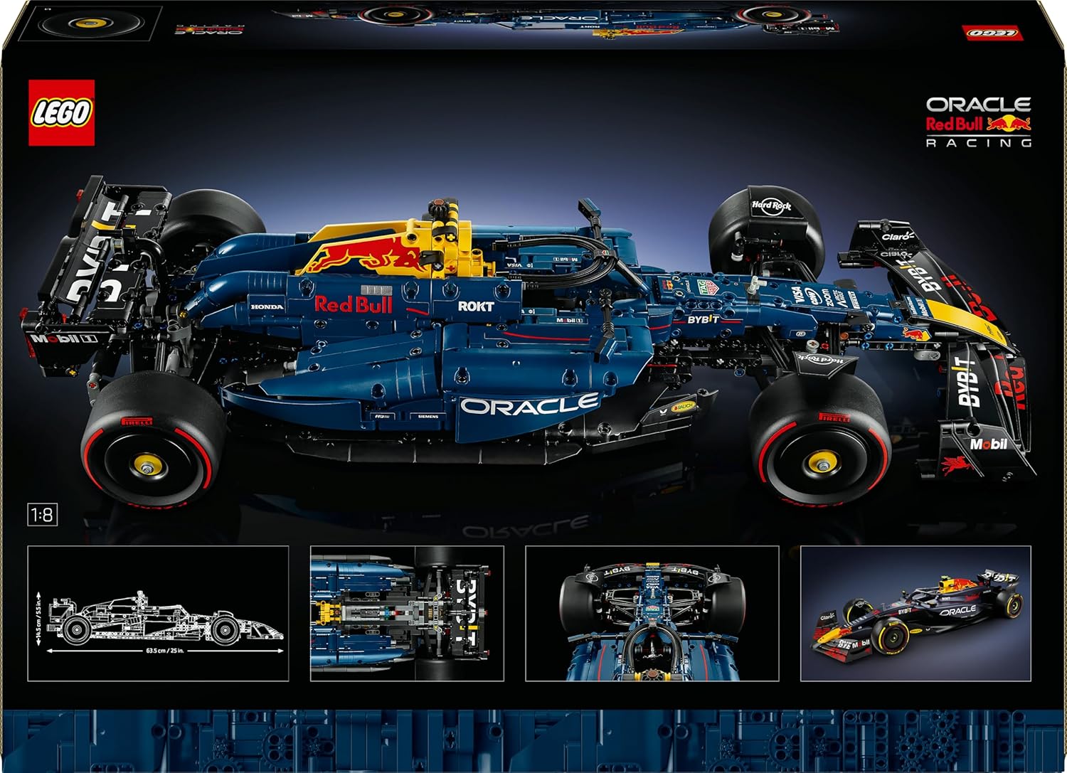 LEGO Technic 42206: Red Bull Racing RB20 F1 Car, 1:8 Scale