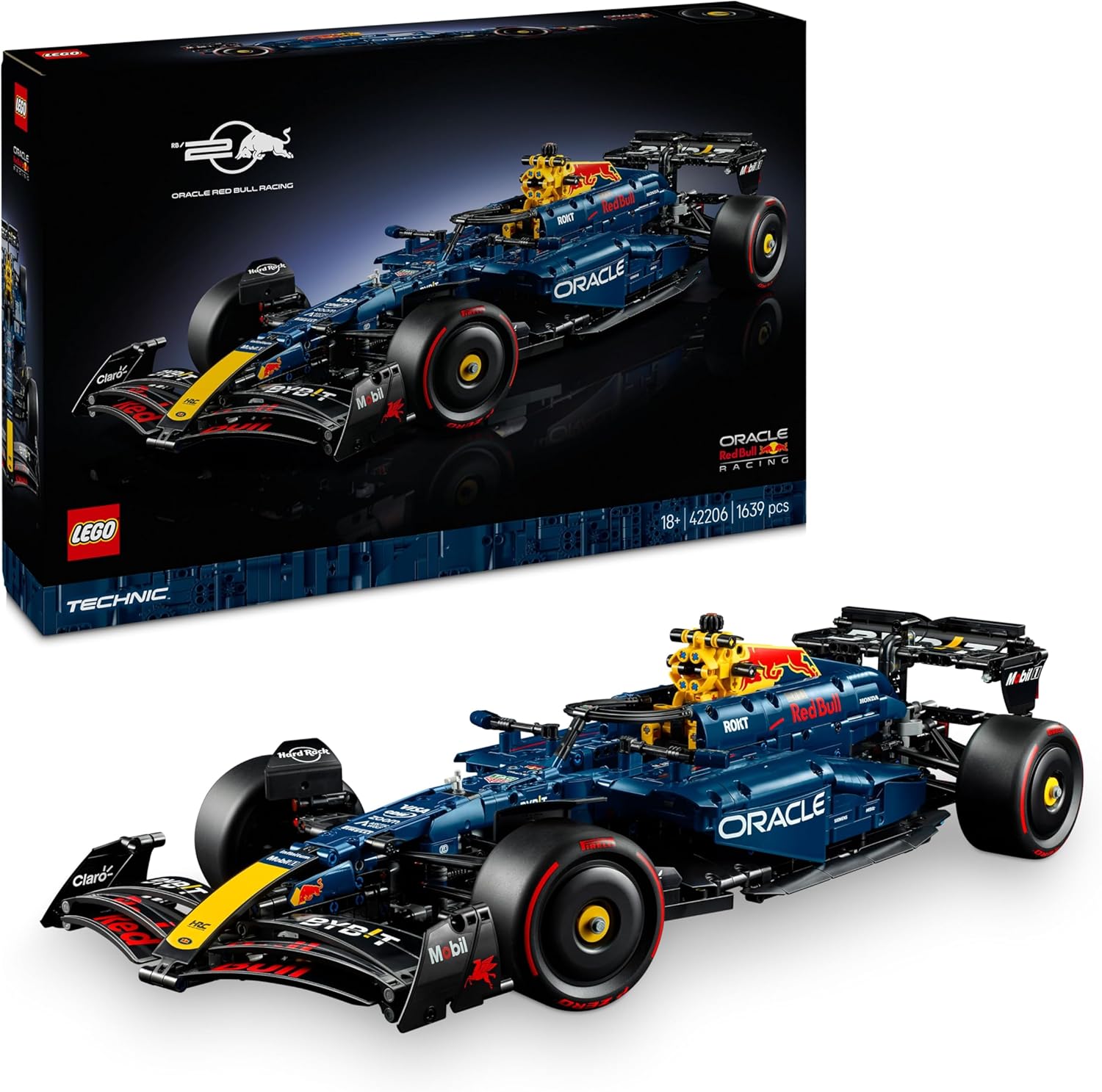 LEGO Technic 42206: Red Bull Racing RB20 F1 Car, 1:8 Scale