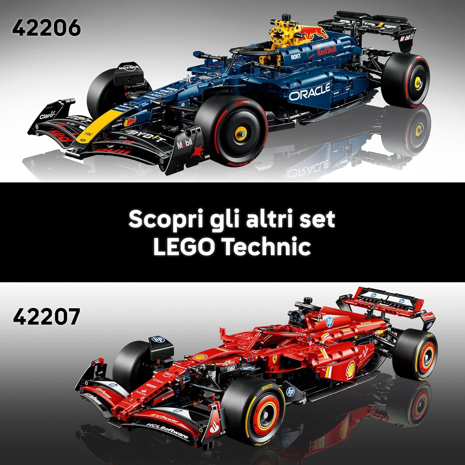 LEGO Technic 42206: Red Bull Racing RB20 F1 Car, 1:8 Scale
