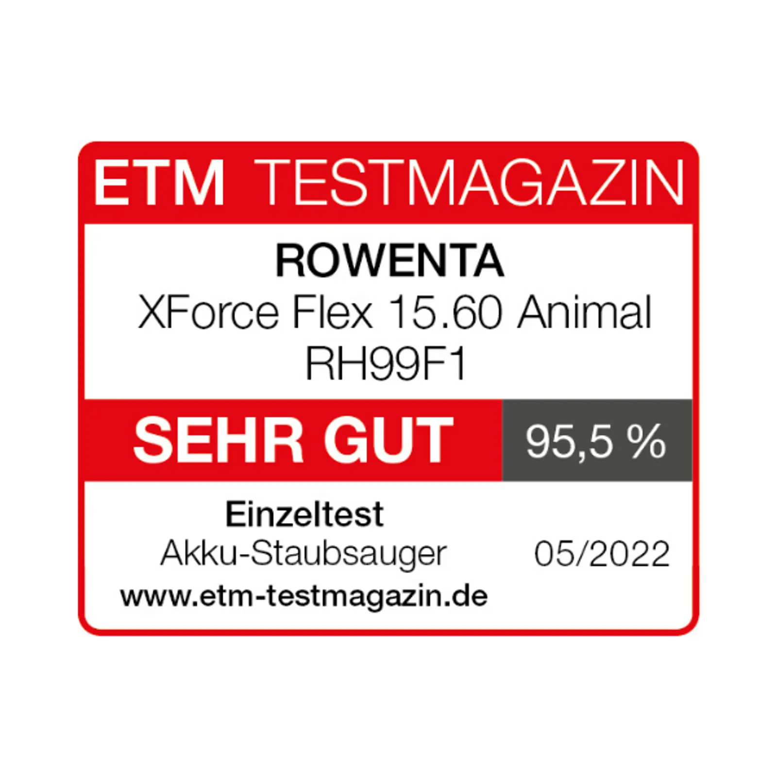 Rowenta X-Force Flex 15.60 Akkustaubsauger RH99F1