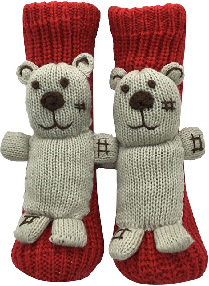 Generisch 3D Knitted Socks with Animals, Animal Socks, Cotton Animal Socks, Sloth Warm Animal Socks, Funny Cuddly Socks