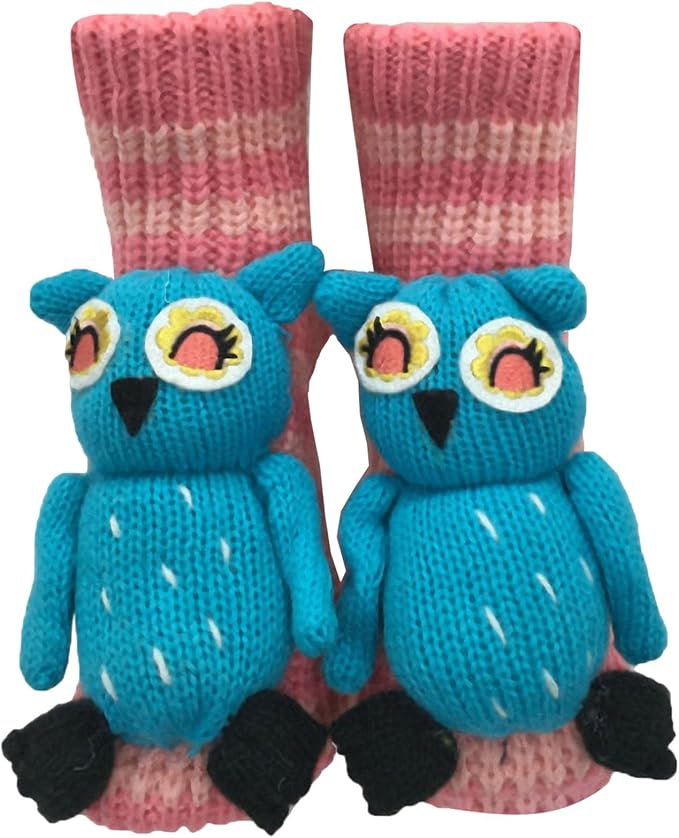 Generisch 3D Knitted Socks with Animals, Animal Socks, Cotton Animal Socks, Sloth Warm Animal Socks, Funny Cuddly Socks