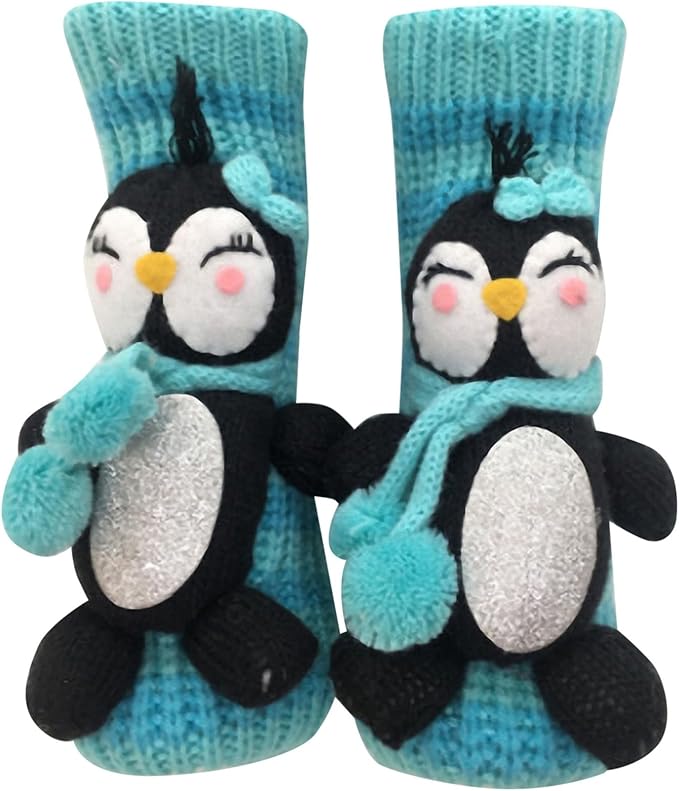 Generisch 3D Knitted Socks with Animals, Animal Socks, Cotton Animal Socks, Sloth Warm Animal Socks, Funny Cuddly Socks