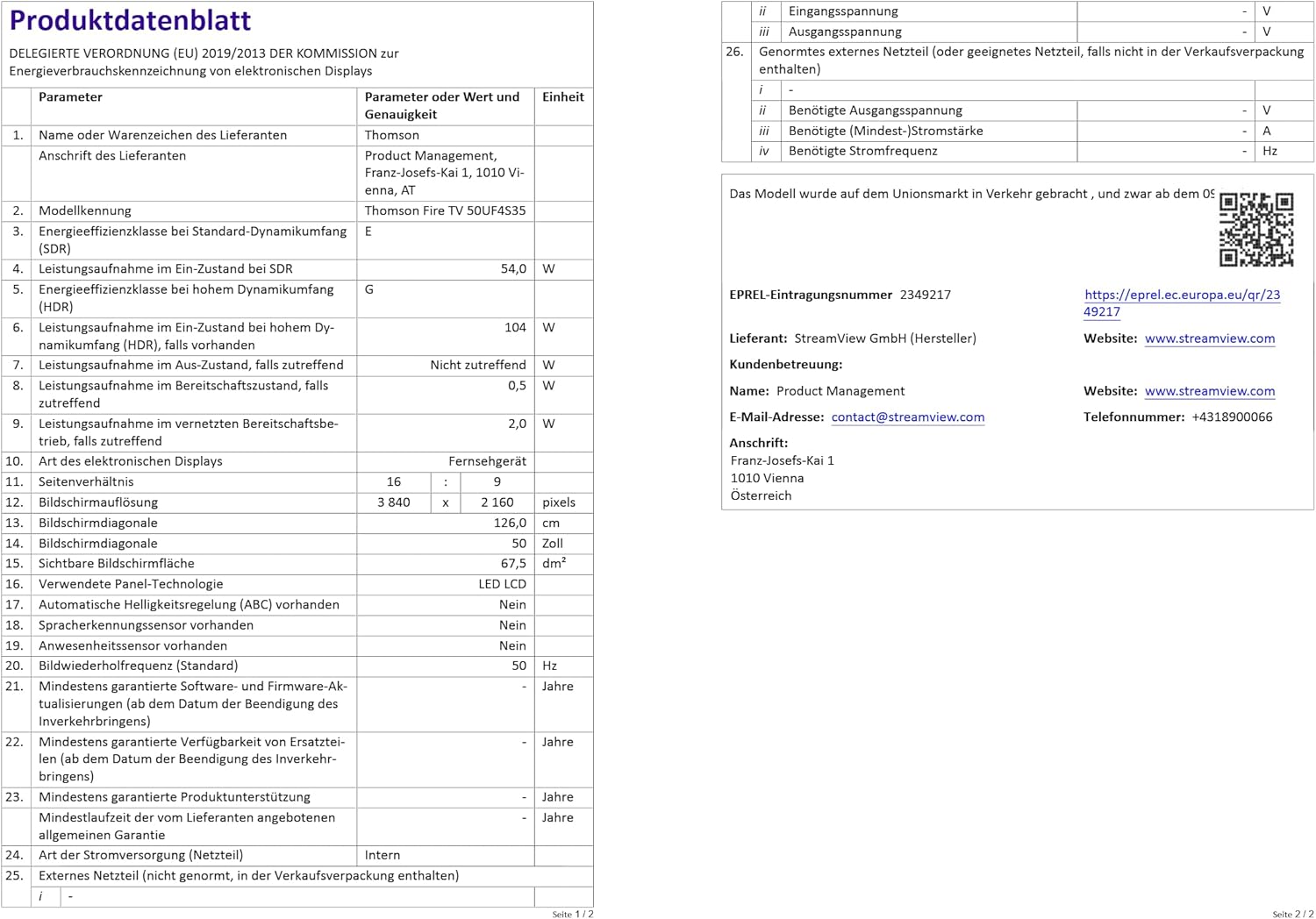 Thomson LED Smart TV