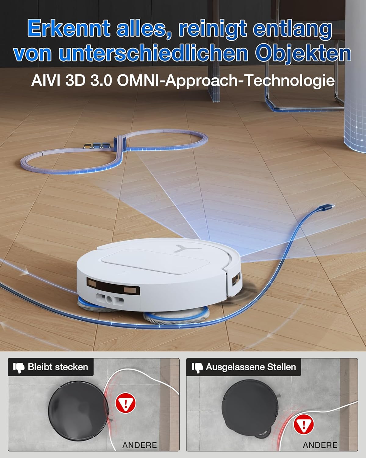 ECOVACS DEEBOT T50 PRO Omni: Ultra-Thin 81mm, Hot Water Self-Cleaning & Auto Solution