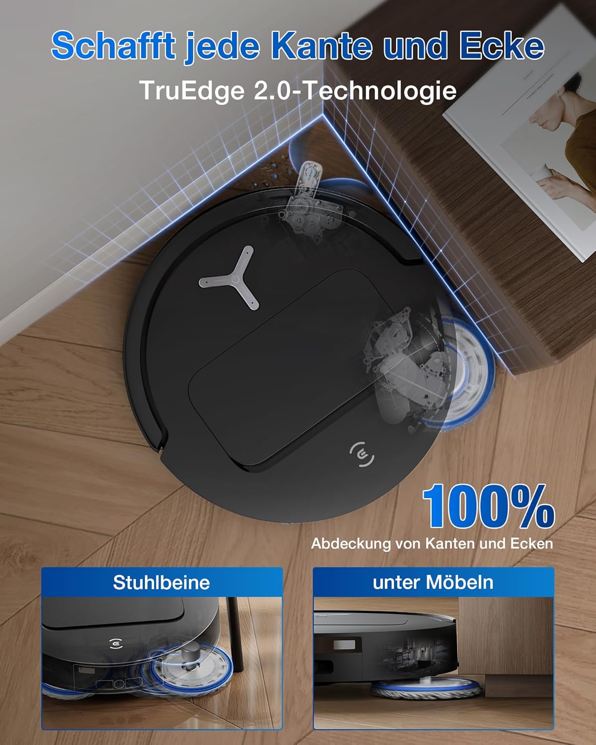 ECOVACS DEEBOT T50 PRO Omni: Ultra-Thin 81mm, Hot Water Self-Cleaning & Auto Solution