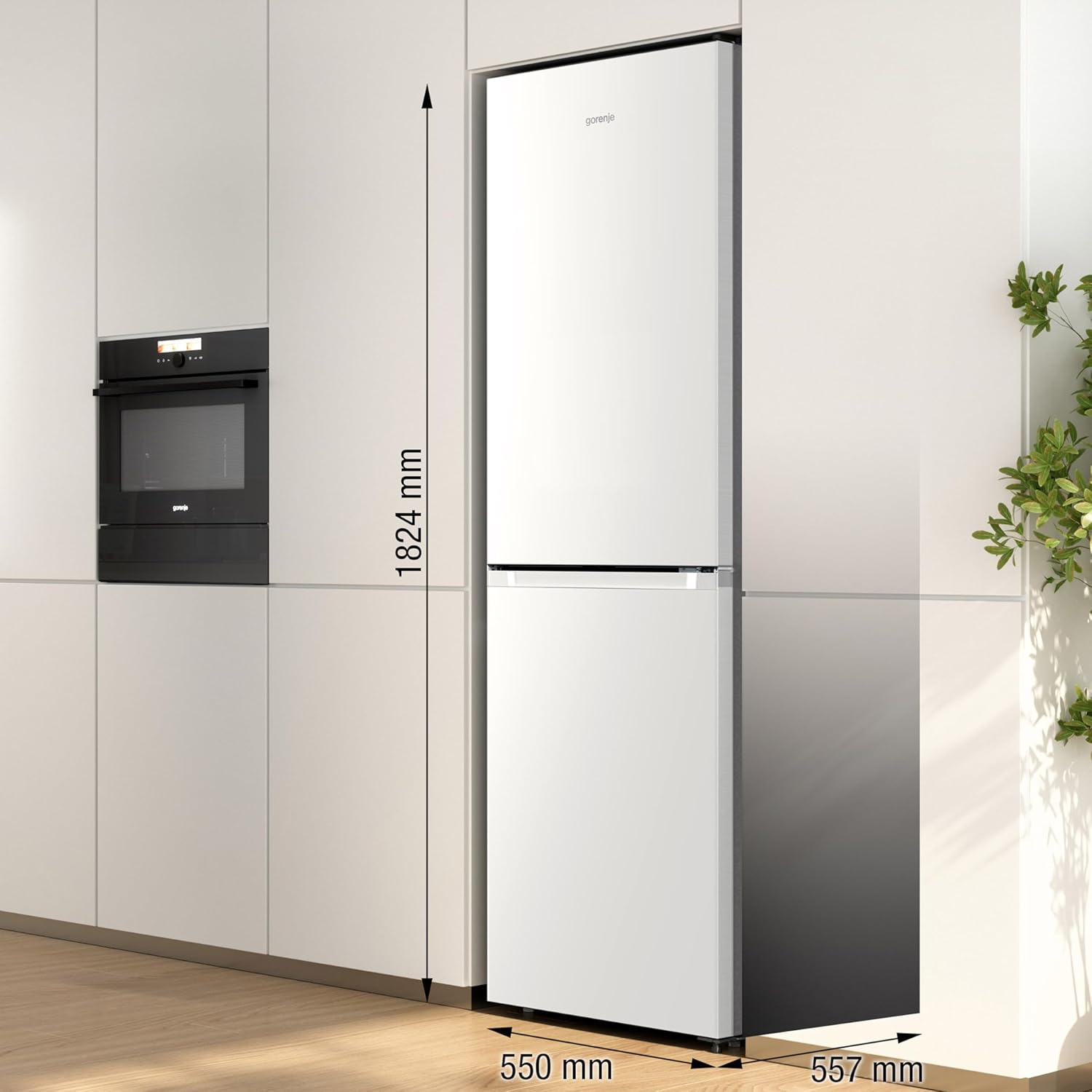 Gorenje NRK 418 ECS4: NoFrostPlus, Multiflow 360°, CrispZone, Energy Class E