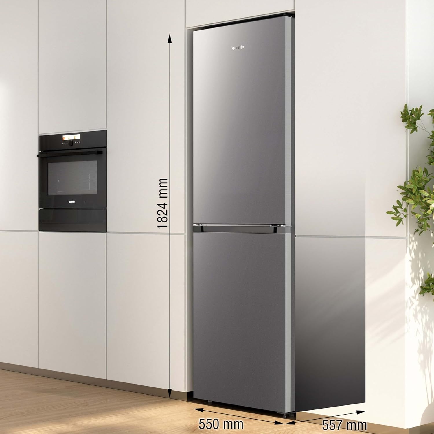 Gorenje NRK 418 ECS4: NoFrostPlus, Multiflow 360°, CrispZone, Energy Class E