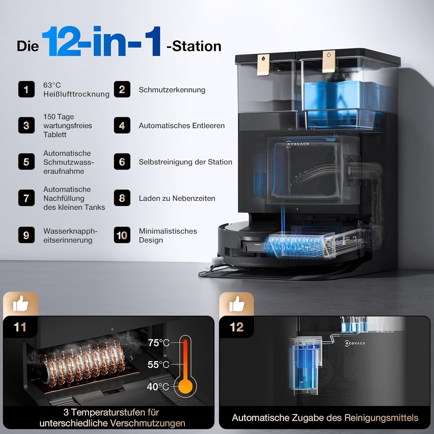 ECOVACS DEEBOT X8 pro Omni Robot