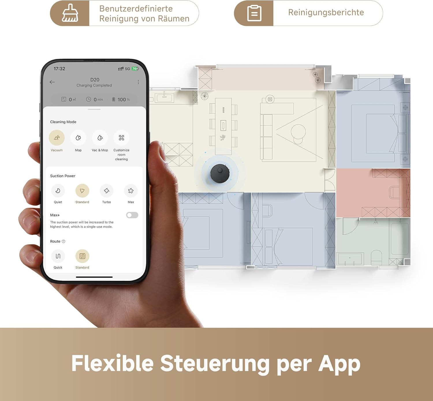 Dreame D20 Pro Plus: LDS Navigation, Self-Emptying Base, DuoBrush for Pet Hair