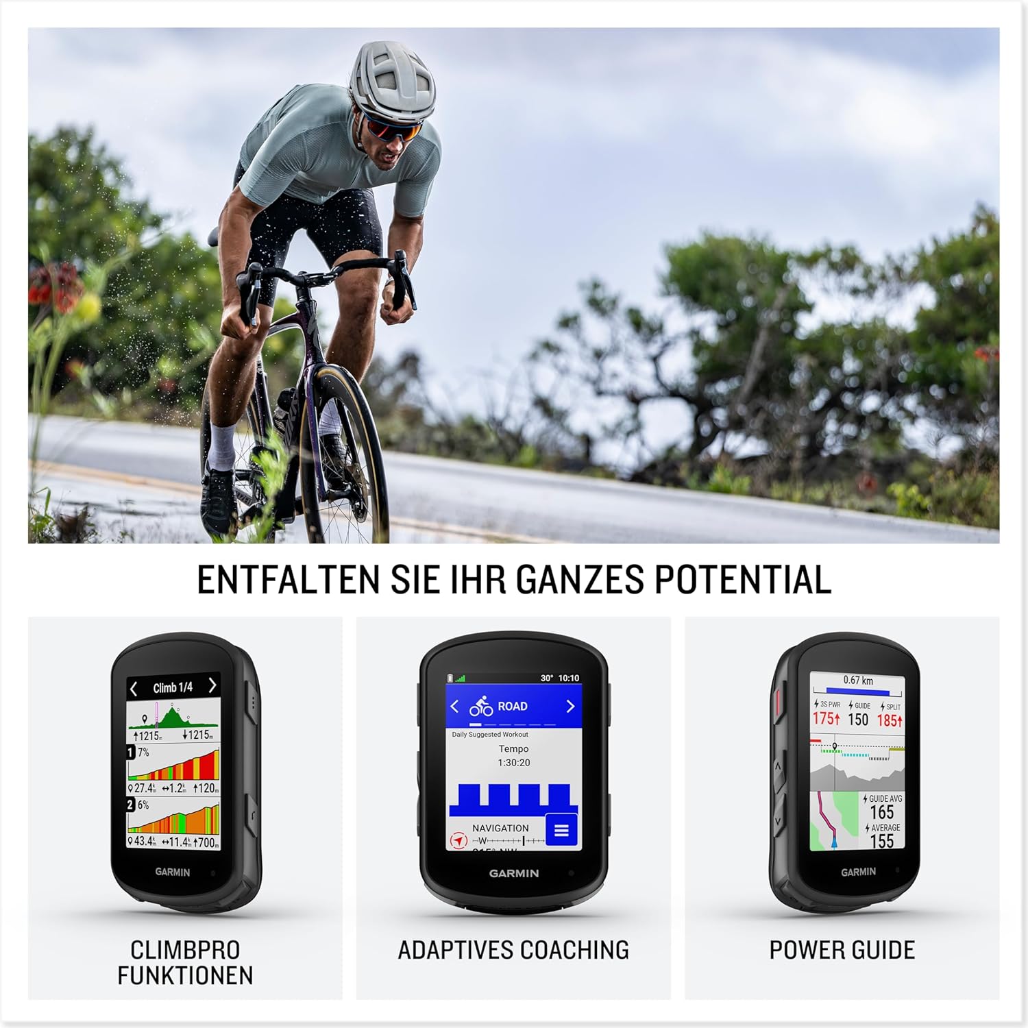 Garmin Edge 540: Button-Operated GPS Bike Computer with Pre-Loaded Europe Maps