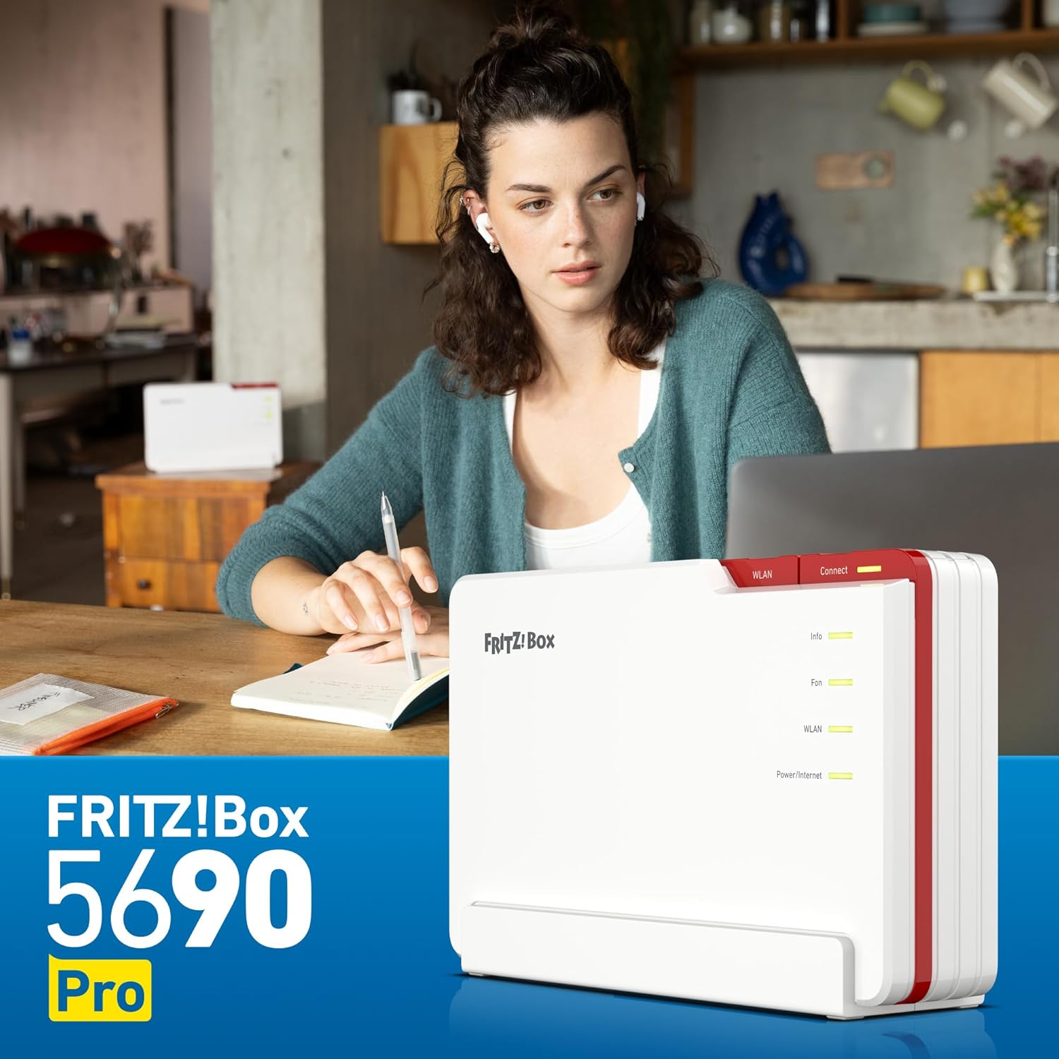 German FRITZ!Box 5690 Pro – Wi-Fi 7 Tri-Band 18.5Gbps Fibre/DSL Router