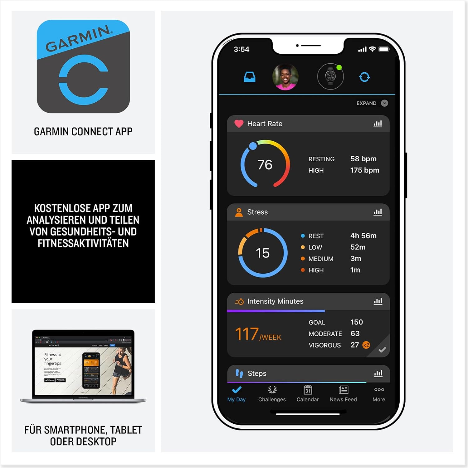 Garmin Venu 3S (41mm): AMOLED Display, 10-Day Battery, 30+ Sports Modes