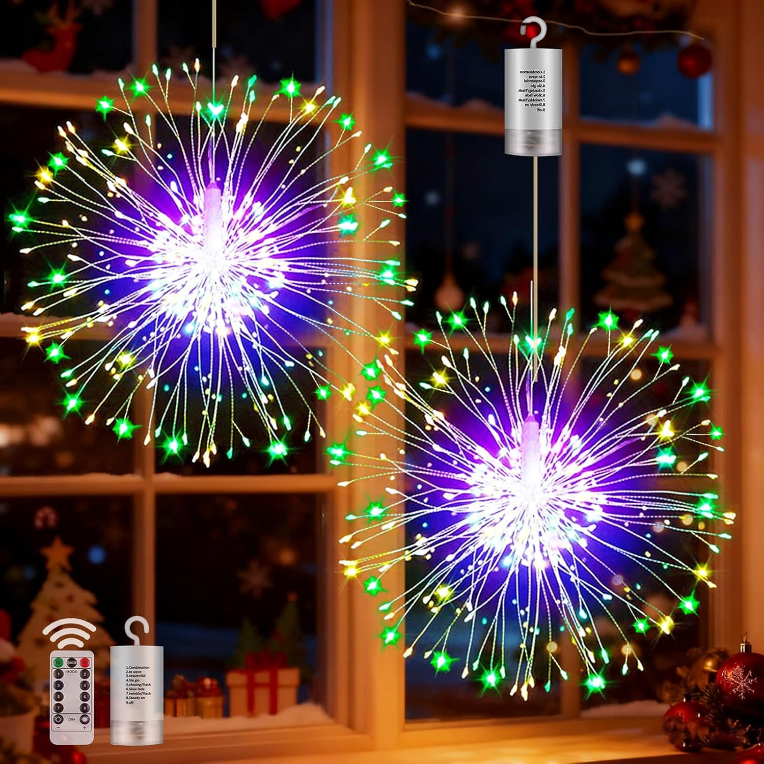 yowin 198 LED Remote Control Firework Light Ball