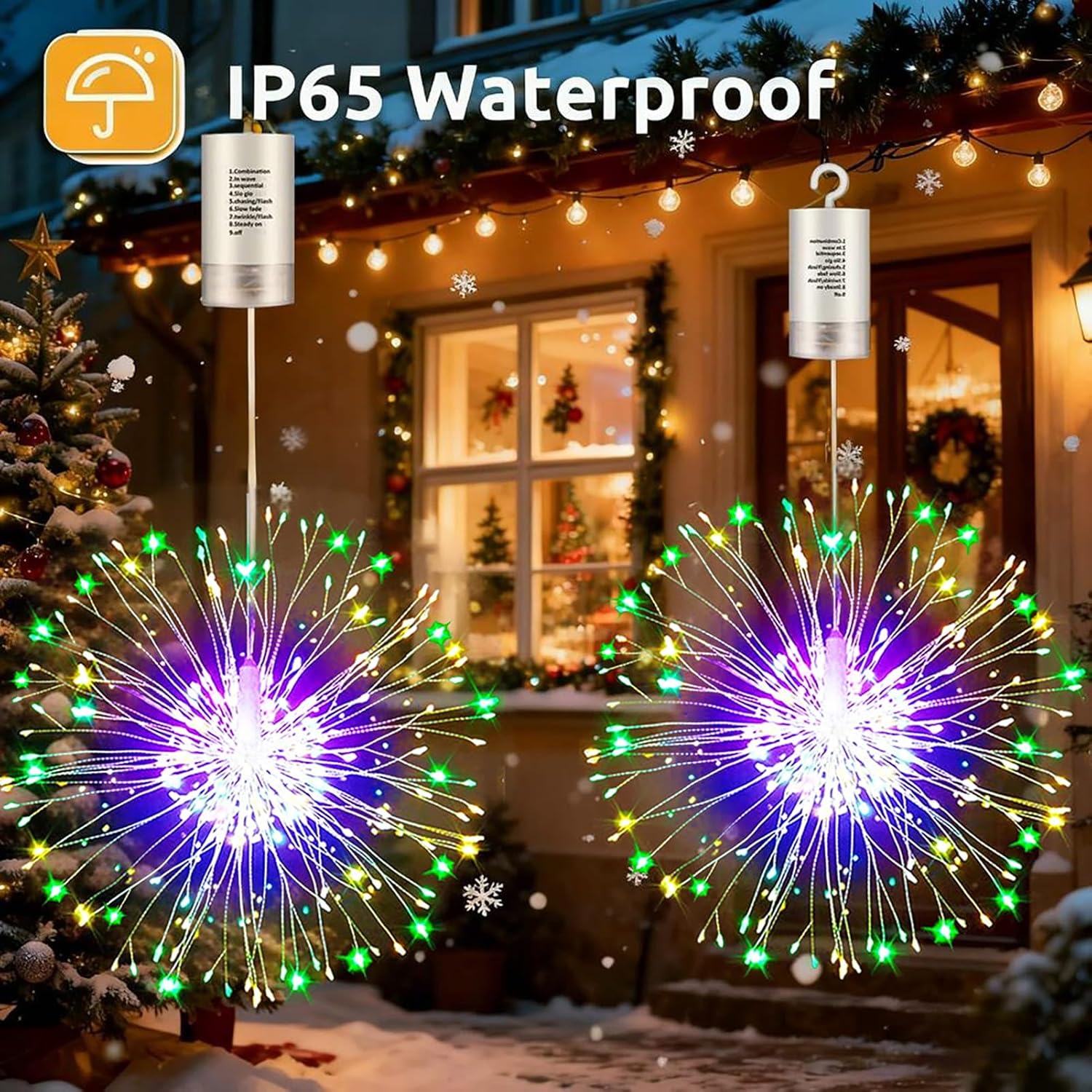 yowin 198 LED Remote Control Firework Light Ball