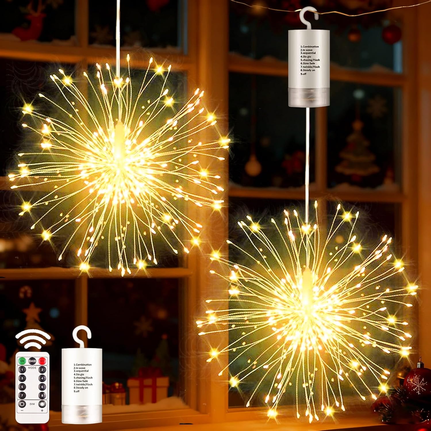 yowin 198 LED Remote Control Firework Light Ball