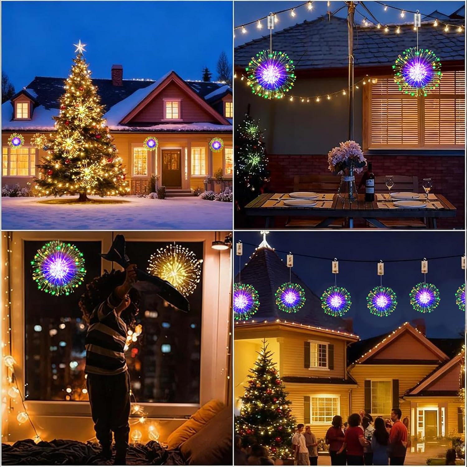 yowin 198 LED Remote Control Firework Light Ball