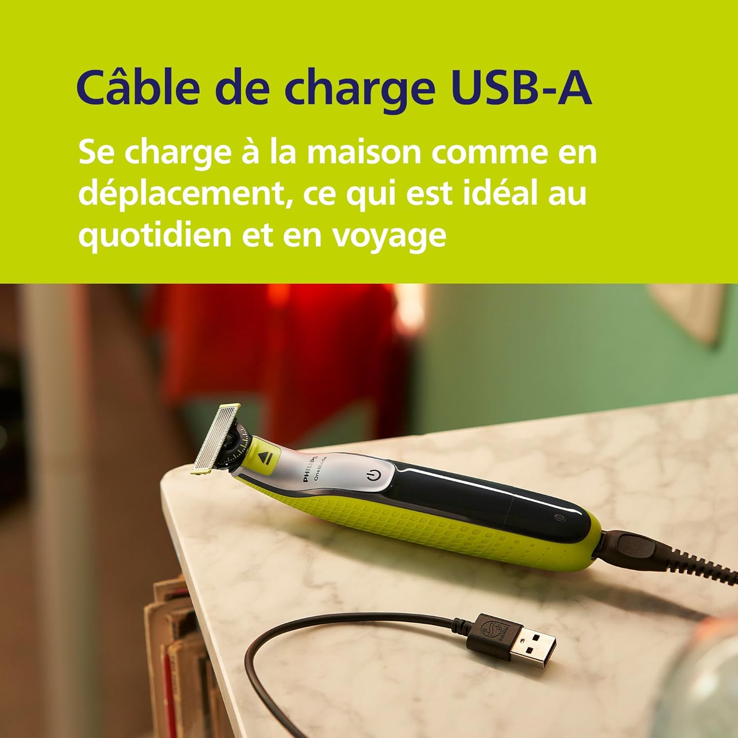 Philips OneBlade 360 Trimmer QP2834/31 - 360 Blade for Face & Body, with Beard Combs & Body Kit