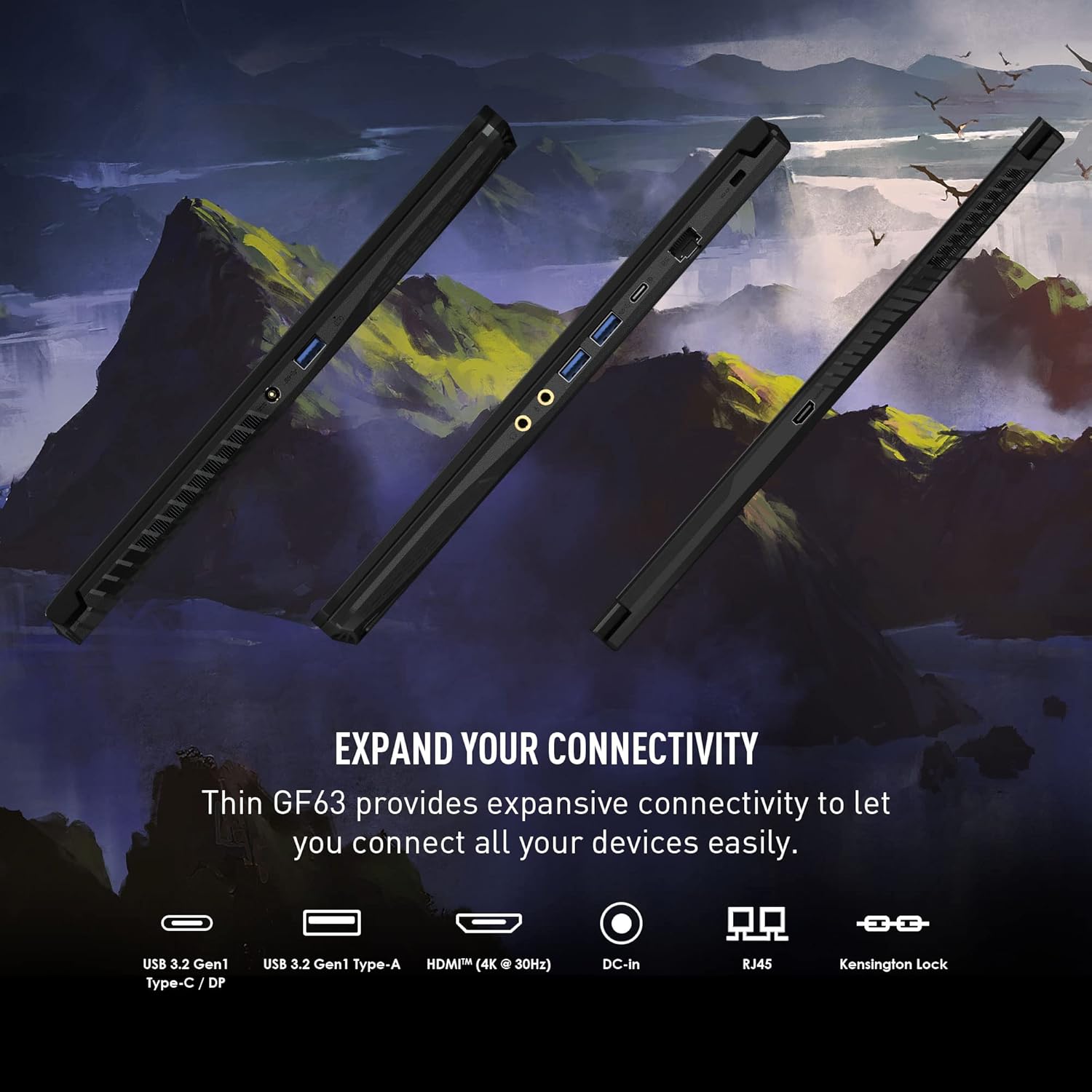 MSI Thin 15 15.6” 144Hz FHD Gaming Laptop