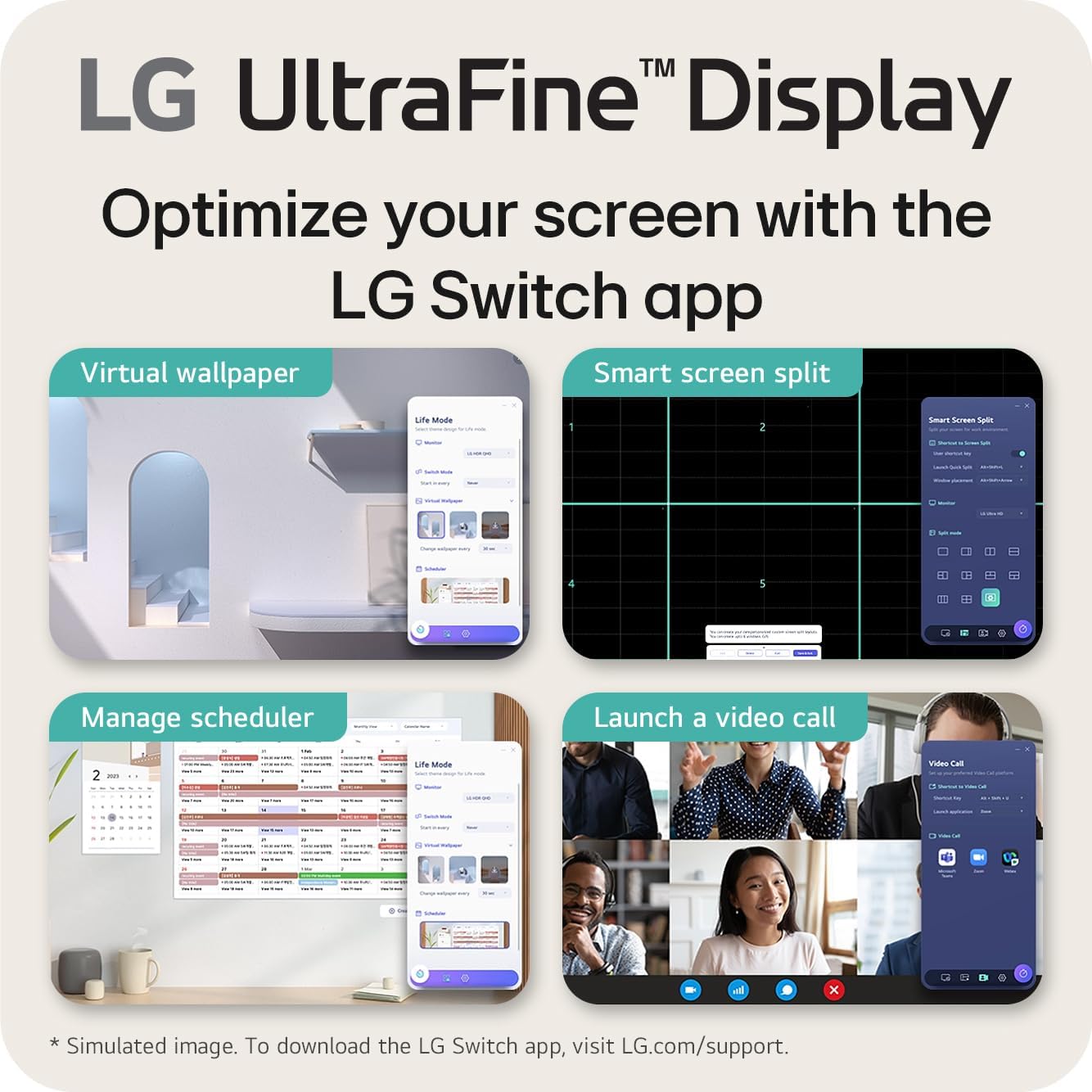 LG 27US500-W Ultrafine Monitor 27-Inch 4K