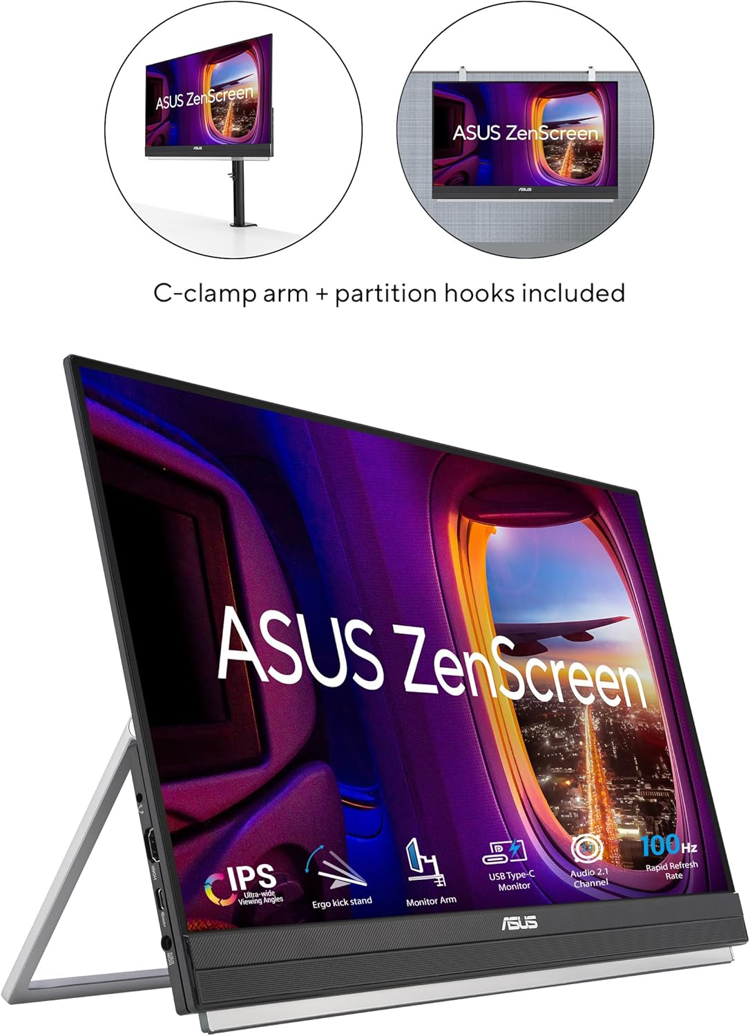 ASUS ZenScreen Portable USB Monitor - Full HD 1920 x 1080