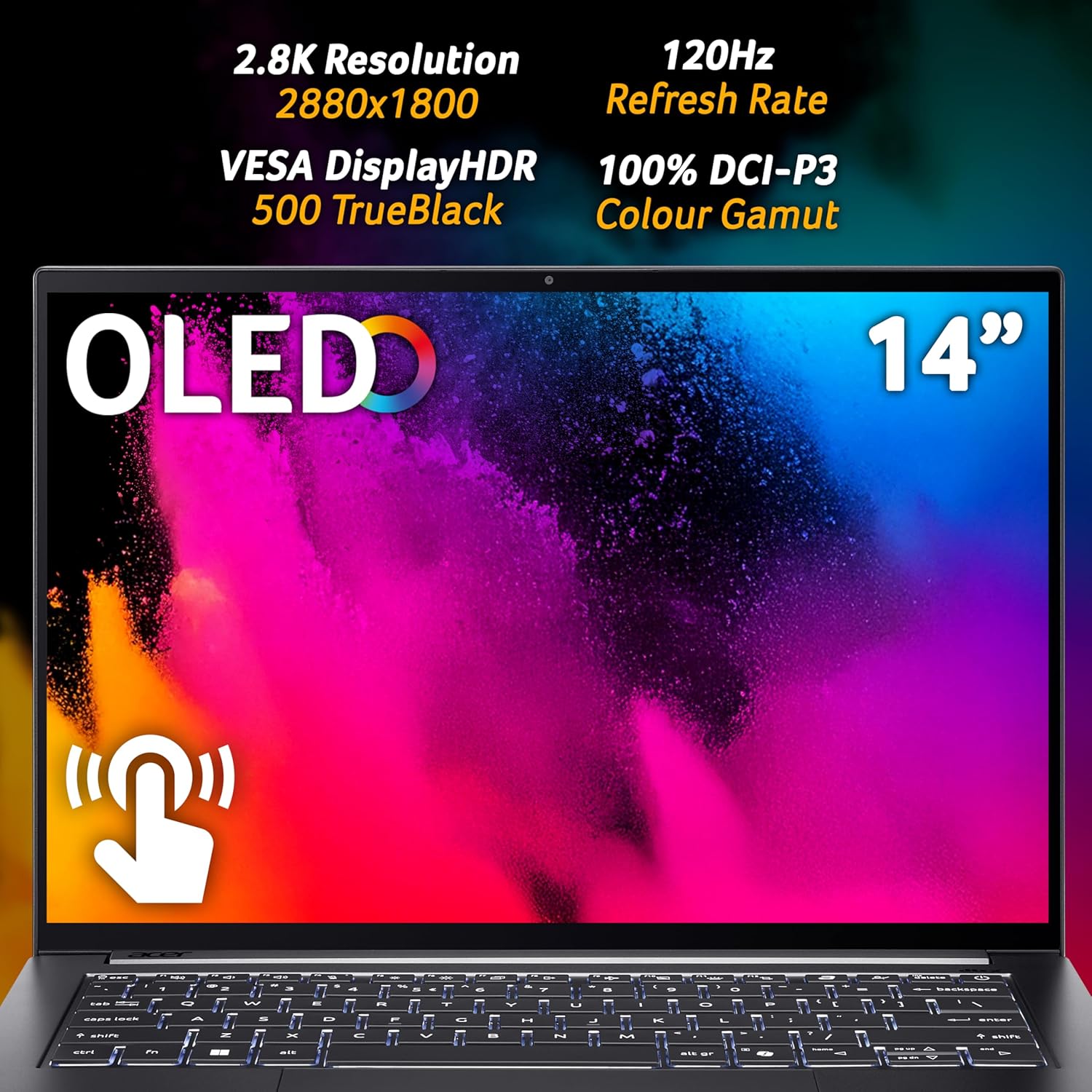 Acer Swift X 14 AI: Ryzen AI 7, RTX 5060, 2.8K OLED, 16GB/1TB