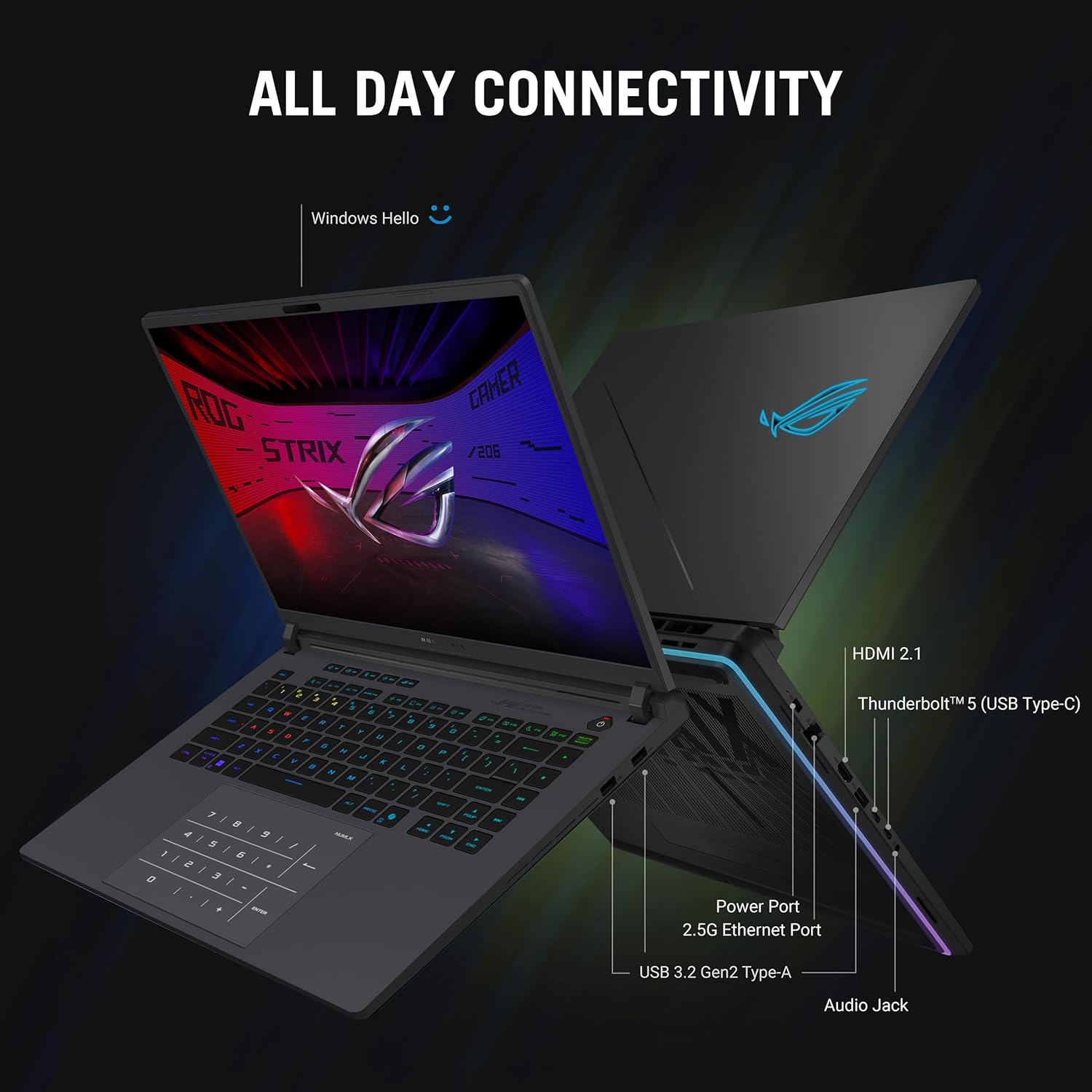 ASUS ROG Strix G16 (2025): RTX 5070 Ti, Intel Ultra 9, 16