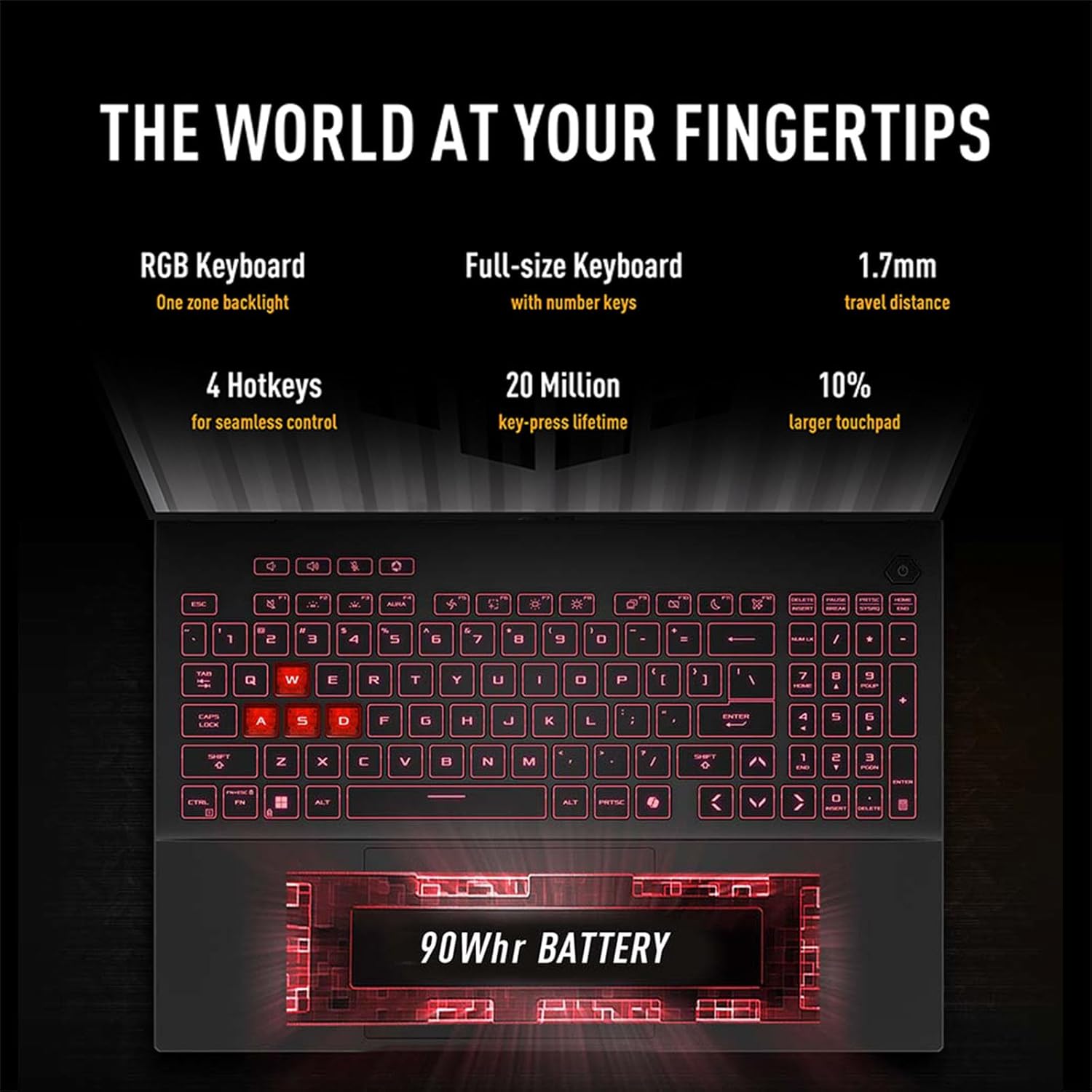 ASUS TUF A18 Gaming Laptop - AMD Ryzen 7 260 Beat i9-13905H - NVIDIA RTX 5060