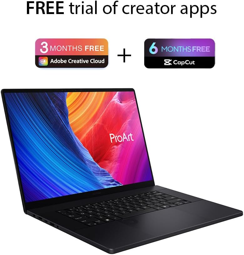 ASUS ProArt 16 OLED: Copilot+ PC | Ryzen AI 9 HX 370 | 16